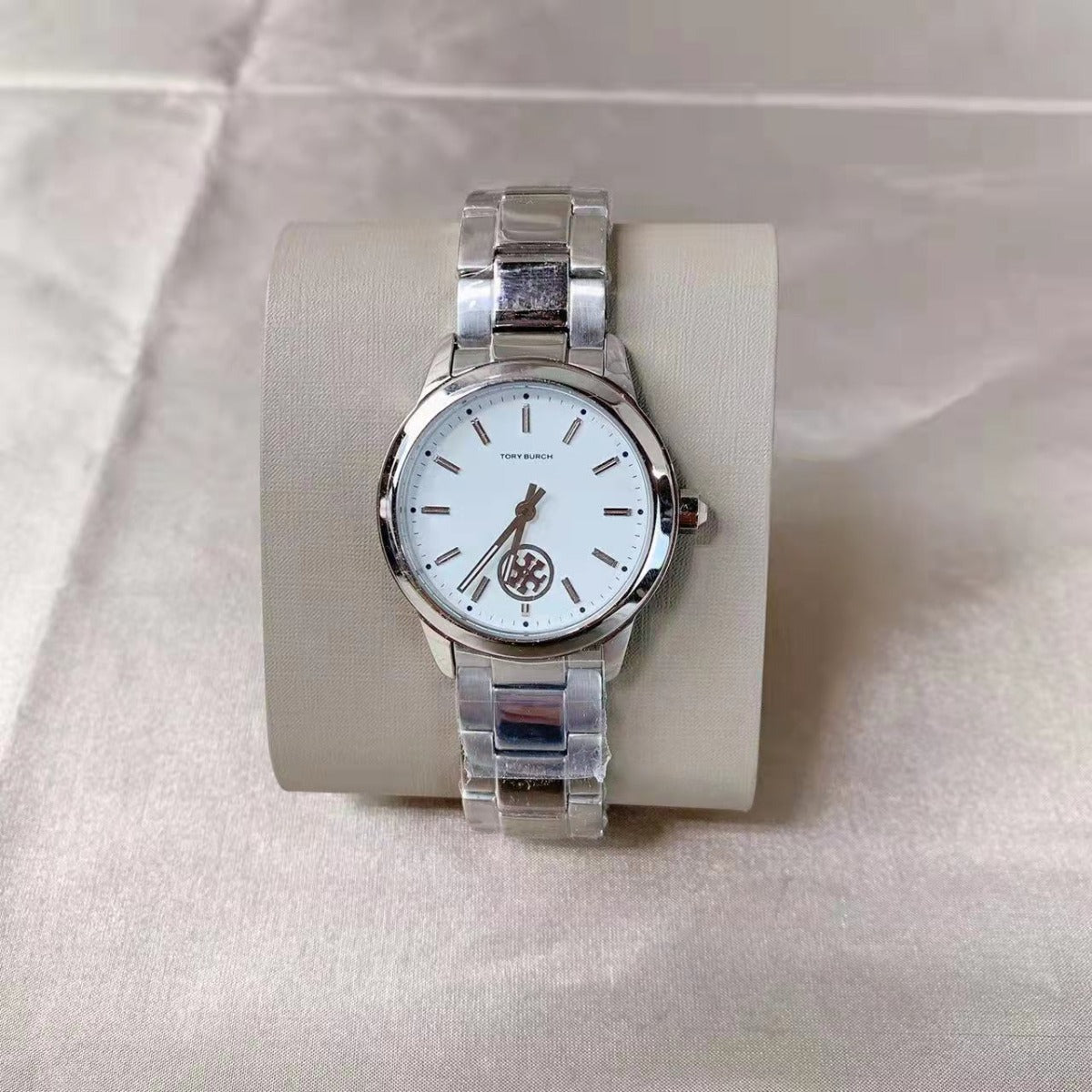 Tory Burch Women's Collins - TBW1301 Silver/Steel One Size Tory Burch Women's Collins - TBW1301 Silver/Steel One Size